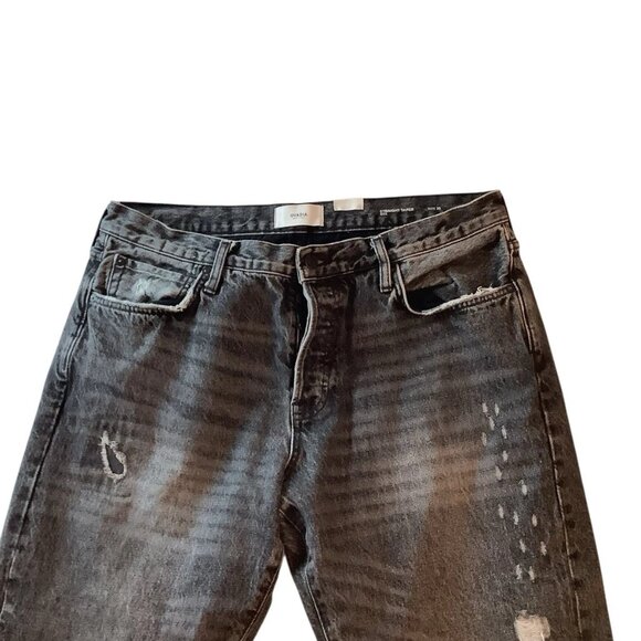 Ovadia New York Straight Taper 003 Button Fly Jeans Mens Size 38 - Picture 3 of 10